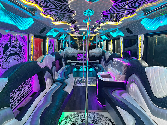 Party bus audio system