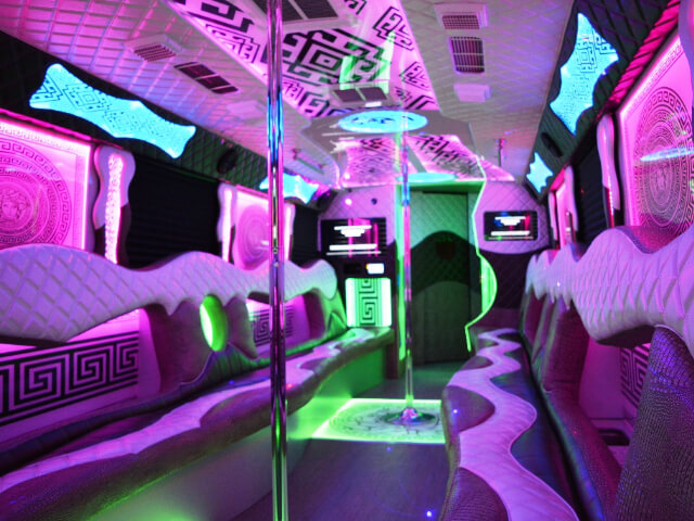 Party bus bar areas